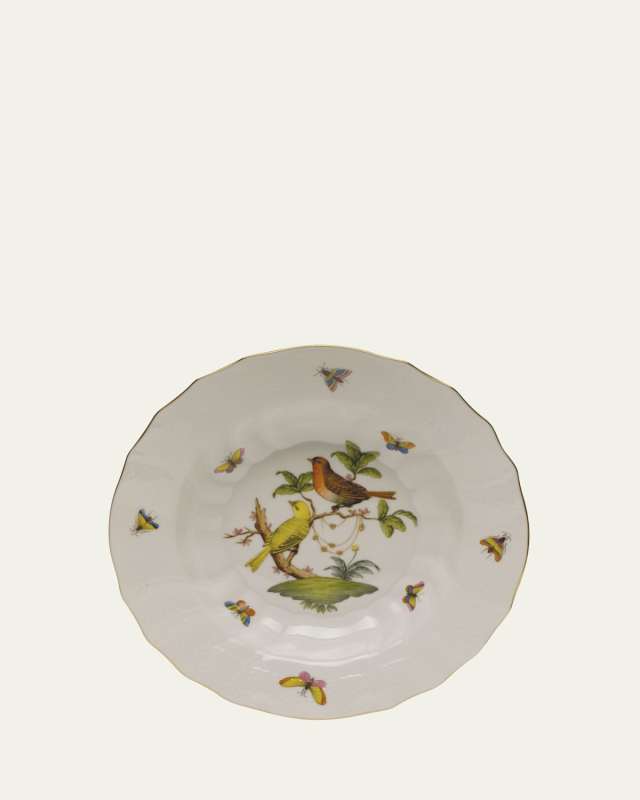 Rothschild Bird Motif 5 Rim Soup Bowl